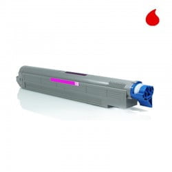 OKI C8600/C8800 Magenta Toner Compativel
