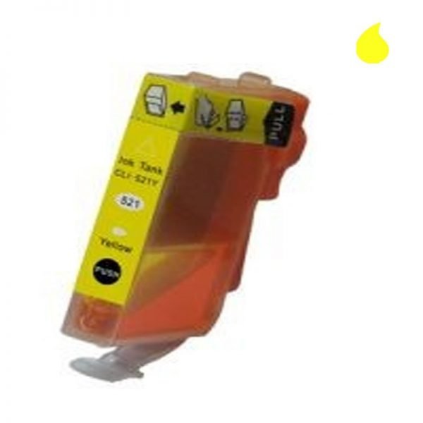Canon CLI521 Amarelo Tinteiro Compativel 1