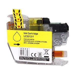 Brother LC3213/LC3211 Amarelo Tinteiro Compativel