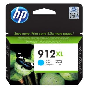 HP 912XL Azul Tinteiro Original - 3YL81AE