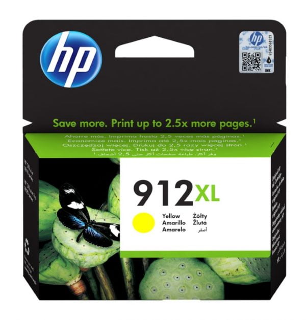 HP 912XL Amarelo Tinteiro Original - 3YL83AE 1 HP 912XL Amarelo Tinteiro Original - 3YL83AE 1