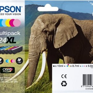 Epson T2438 (24XL) Pack de 6 Tinteiros Originais - C13T24384011