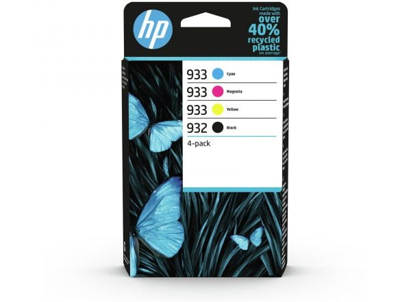 HP 932 + 933 Pack de 4 Tinteiros Originais - 6ZC71AE 1
