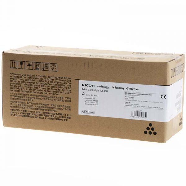 Ricoh IM350 Preto Toner Original - 418133/419082 1