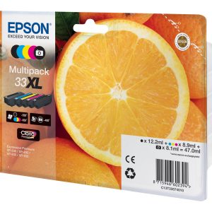 Epson T3357 (33XL) Pack de 5 Tinteiros Originais - C13T33574011