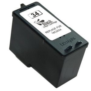 Lexmark 34 Preto Tinteiro Compativel