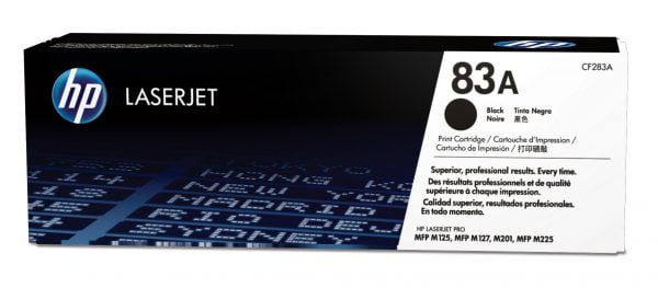 HP CF283A Preto Toner Original - 83A 1