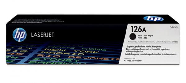 HP CE310A Preto Toner Original - 126A 1 HP CE310A Preto Toner Original - 126A 1