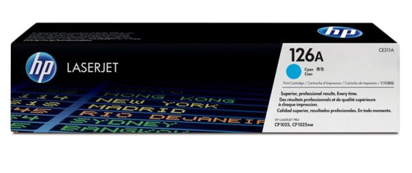 HP CE311A Azul Toner Original - 126A 1