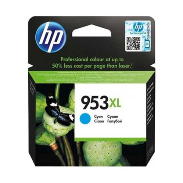 HP 953XL Azul Tinteiro Original (F6U16AE) 1