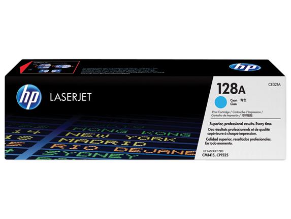 HP CE321A Azul Toner Original - 128A 1 HP CE321A Azul Toner Original - 128A 1