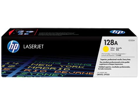 HP CE322A Amarelo Toner Original - 128A 1 HP CE322A Amarelo Toner Original - 128A 1