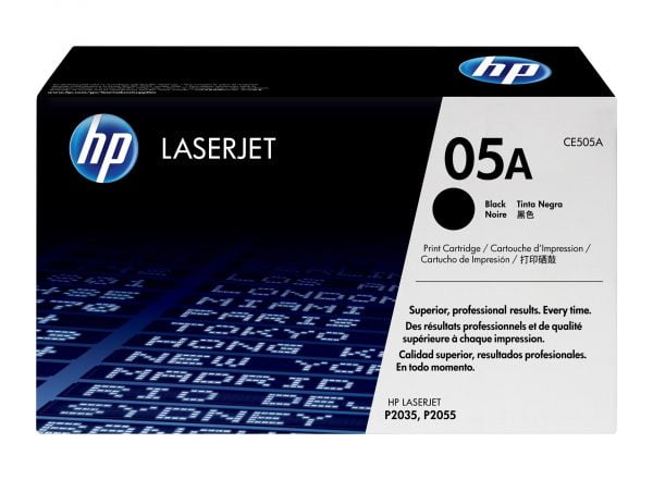HP CE505A Preto Toner Original - 05A 1