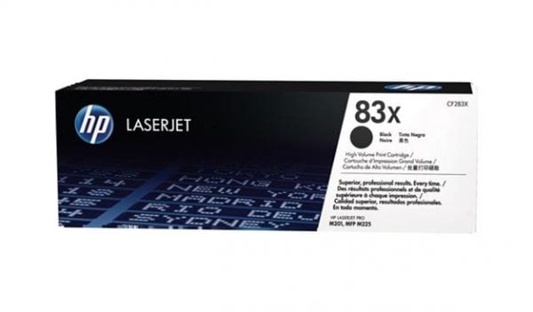HP CF283X Preto Toner Original - 83X 1