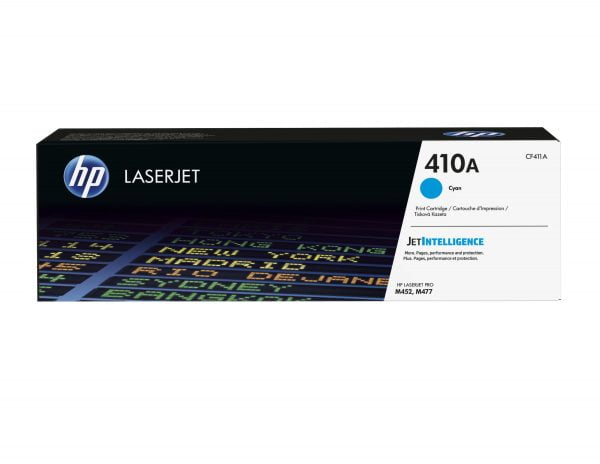 HP CF411A Azul de Toner Original - 410A 1