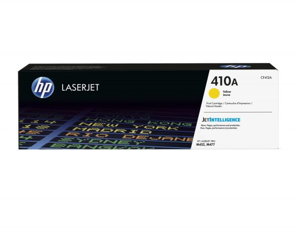 HP CF412A Amarelo Toner Original - 410A 1